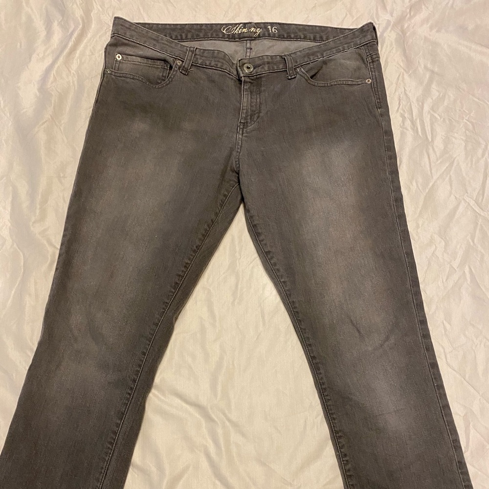 Gray Tommy Hilfiger skinny jeans